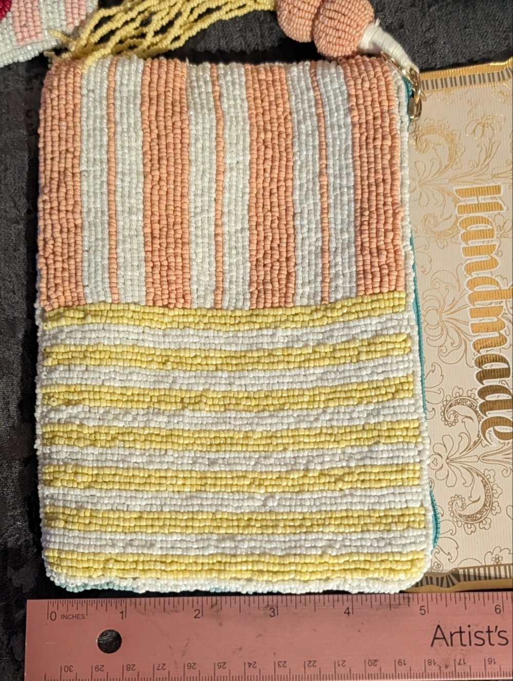 Wandering Moon & Sol and Mer Beaded Zipper Pouches 7pc Lot - Picture 16 of 16